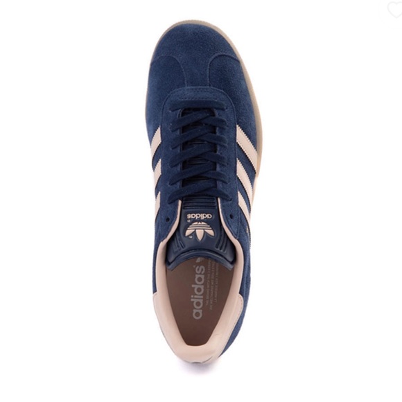 adidas Gazelle Night Indigo/Wonder Taupe Gum Sole - Picture 5 of 9
